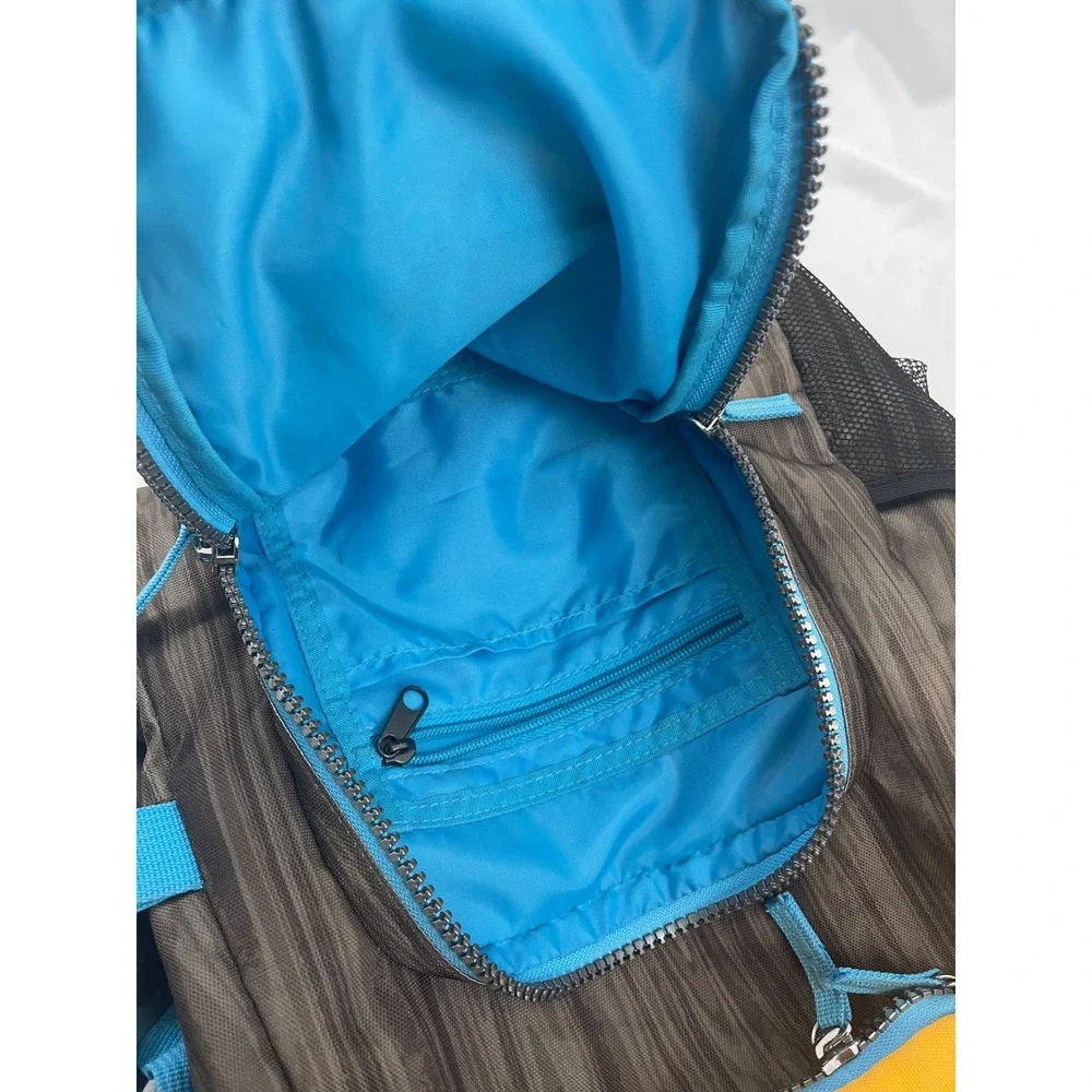 New Balance NBXC Cross Country‎ Podiuim Backpack Bag Yellow Blue Brown